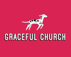 Dalmatian Pet Dog Logo