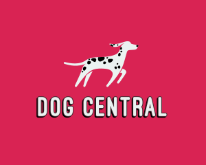 Dalmatian Pet Dog logo design