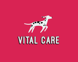 Dalmatian Pet Dog logo