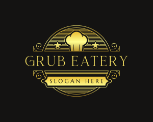 Restaurant Chef Toque logo design