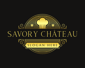 Restaurant Chef Toque logo design