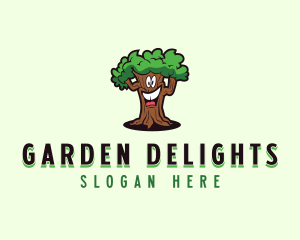 Environmental Garden Tree logo design