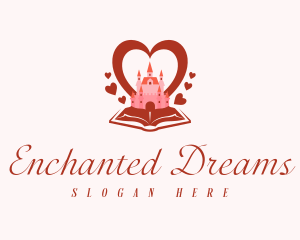 Fairytale Castle Heart logo design