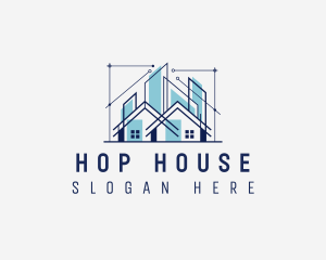 Builder House Architecture logo design