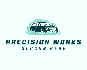 Vehicle SUV Detailing logo design