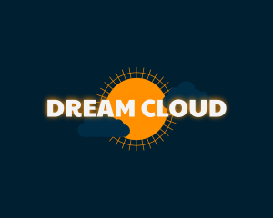 Sun Clouds Glow Business logo design