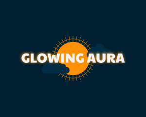 Sun Clouds Glow Business logo design