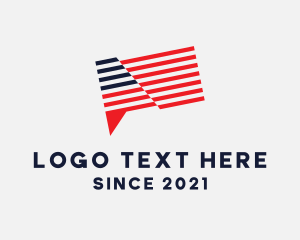 American Flag Chat  logo