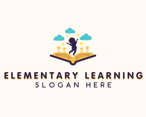 Child Learning Book logo design