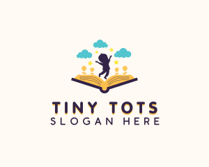 Child Learning Book logo design