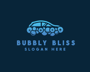 Car Wash Bubbles logo design