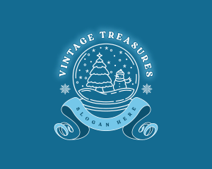 Christmas Snow Globe Logo