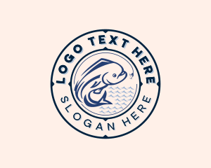 Ocean Trout Fishing logo