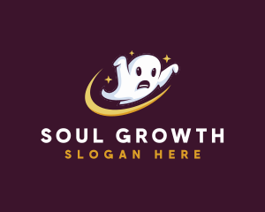 Scary Haunted  Ghost logo