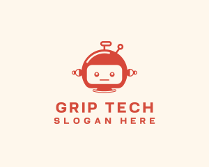 Tech Boy Robot logo design