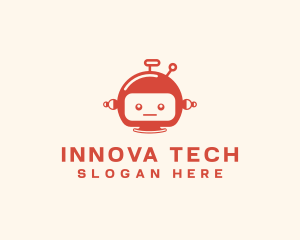 Tech Boy Robot logo design