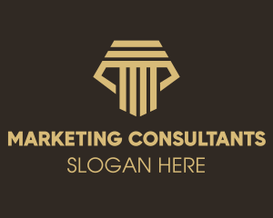 Corporate Pillar Marketing logo design