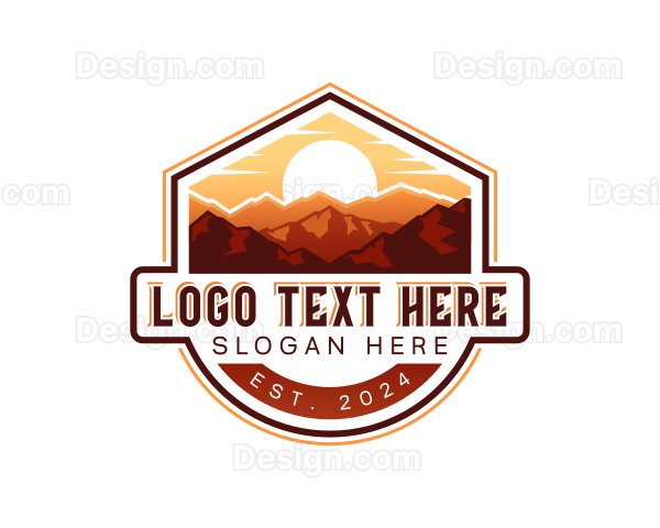 Mountain Adventure Camping Logo