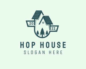 Pine Forest Housing Property logo design