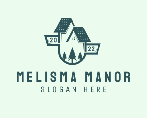 Pine Forest Housing Property logo design