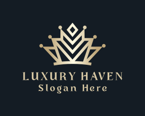 Expensive Luxury Crown logo