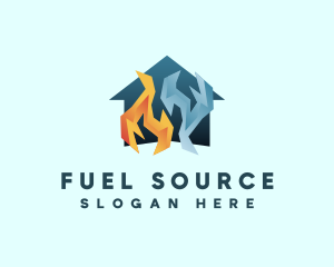 Home Fire Ice logo design