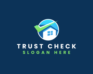 Checkmark Realty Property logo design