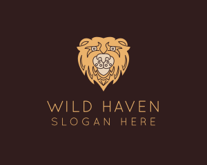 Wild Grizzly Bear logo design