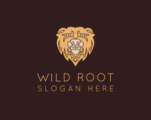 Wild Grizzly Bear logo design