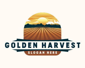 Farm Agriculture Field logo design