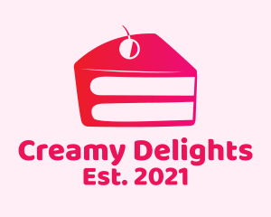 Cherry Cake Slice logo