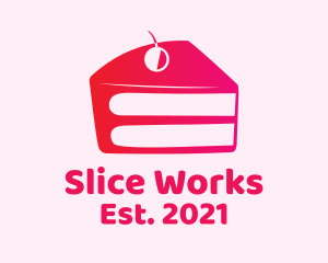 Cherry Cake Slice logo