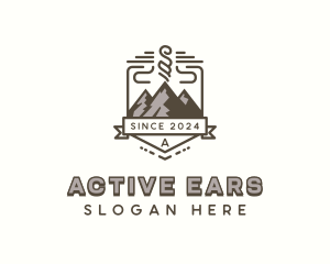 Mountain Hiker Summit logo design