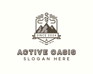 Mountain Hiker Summit logo design