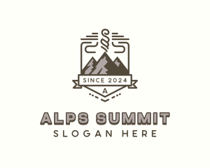 Mountain Hiker Summit logo design