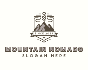 Mountain Hiker Summit logo design