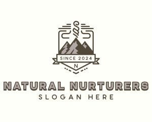 Mountain Hiker Summit logo design