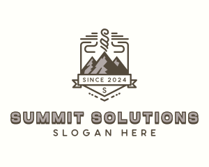 Mountain Hiker Summit logo design