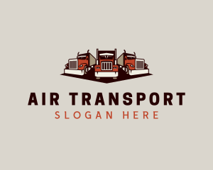 Logistics Truck Fleet logo design