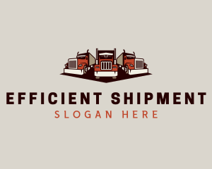 Logistics Truck Fleet logo design