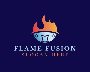 Hot & Cold Temperature logo design