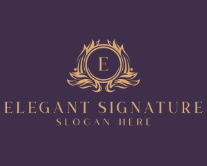 Elegant Wedding Event logo design