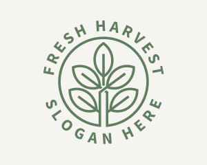 Garden Plant Seedling logo design