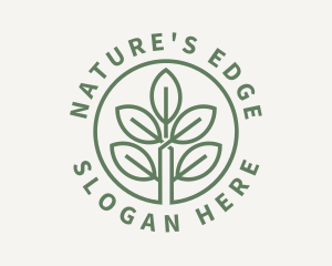 Garden Plant Seedling logo design