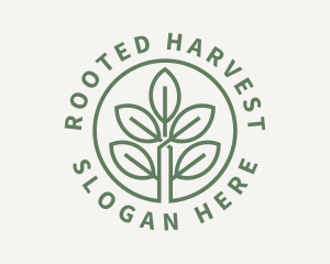 Garden Plant Seedling logo design