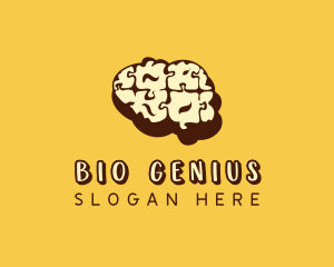 Brain Knowledge Psychology logo design