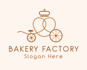 Pretzel Carriage Bakery logo design