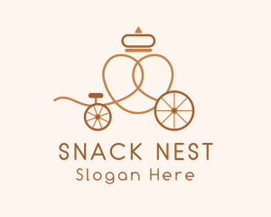 Pretzel Carriage Bakery logo design