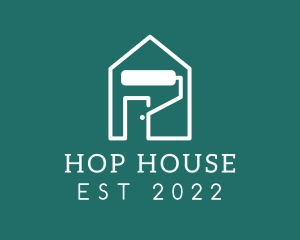 House Paint Renovation  logo design