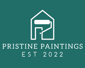 House Paint Renovation  logo design